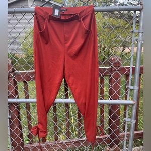 Fashion Nova XL Soft and Classy Pants,,with Ties at the Bottoms